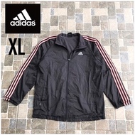 Jaket Tracktop Jogging Running Adidas 3 Stripes Warna Coklat Abu 16OKQ