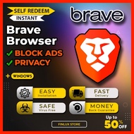 [SELF REDEEM] Brave Browser Latest Lifetime For Windows | Ads Blocker Browser | Privacy Browser