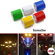 BS Bouncing Glow Sticker / Cat Eye Reflector Car Motorcycle Bumper Bike / Glow in the dark Sticker /