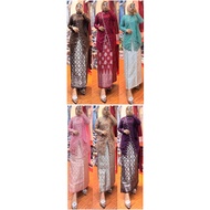 ADULT SONGKET KEBAYA SET MADE OF PEARL BRUCADE MATERIAL FREE SCARF KEBAYA SONGKET KEBAYA MODEN KEBAY