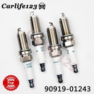 Set Of 4pcs Iridium Spark Plugs 90919-01243 FK16HR11 For Toyota Corolla Premio Ractis Auris