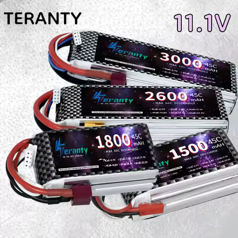 TERANTY 3S 11.1V Lipo Battery 1500MAH 1800MAH 2600MAH 3000MAH T XT30 XT60 for RC Car Boat Quadcopter
