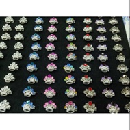 Baby brooch mega mix 100pcs kerongsang diamond C26 princess crown