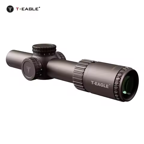 Tactical EOS 1.2-6 X24 IR Riflescope Outdoors Hunting Scope LPVO Rifle Scope Red Green Illuminated A