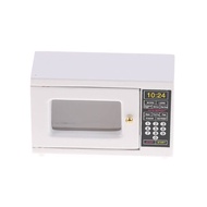 [FIREFLY1] Dollhouse Miniature Furniture Kitchen Accessory Wood Microwave Oven 1:12 OOO