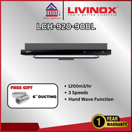 Livinox Slim Hood | LCH-627-90B | LCH-920-90BL | LCH-601A-90BL | LCH-90L03 | 850m³/h | 1200 m³/h