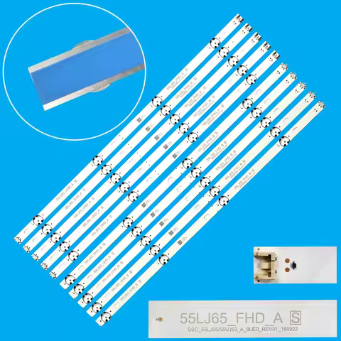 LED Backlight Strip for 55LJ5550 55UJ634T 55UJ630Y NC550DGG 55UK6100 55UJ6307 55UJ634V 55UJ635 55UJ6