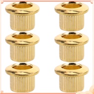 🎸 6Bhg Ferrule Tuner Gitar Logam Zink Emas Untuk Upgrade Dan Ganti Suku Cadang Gitar