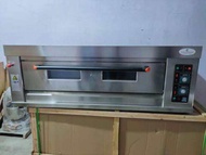 Large single deck 3 trays gas bakery oven