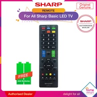 Sharp LED TV Remote Control (Original) For 2TC32BD1X 2TC42BD1X 2TC50AD1X 2TC42FD1X LC32LE280X LC40LE