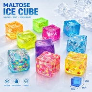 5x5x5cm Maltose cube toy Ice cube maltose cube squeeze toy Squishy Toys