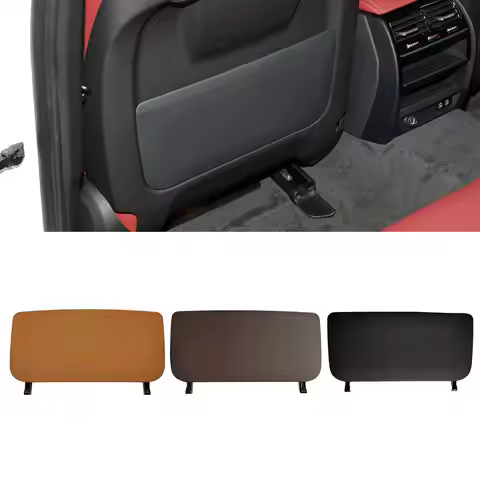 For BMW G30 G31 G32 G11 G12 Car Seat Back Panel Leather Backrest Storage Pocket Cover For BMW 5 6 7 