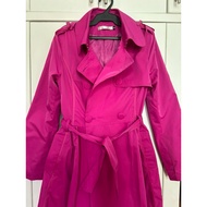 Magenta Trench coat for women
