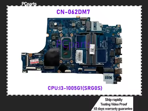 PCparts Refurbished CN-062DM7 For Dell Inspiron 5493 5593 Vostro 3491 3591 Laptop Motherboard FD155 