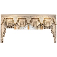 European Chenille Embroidery Luxury Curtains for Living Room Bedroom Villa Window Blackout Elegant S