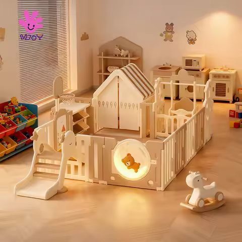 High Quality Baby Safety Playpen Parques Infantiles Para Interior Fence Panels Outdoor Foldable Play