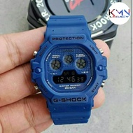 【5 VARIASI】JAM TANGAN G SHOCK TAPAK KUCING DW5900 BIRU/KUNING/MERAH/HITAM/RASTA MEN DIGITAL WATCH GS