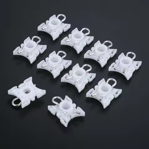 10Pcs Window Regulator Sliding Pivot Clips Auto Fastener Clip For BMW E36 E32 E34 325i 525i 535i M3 