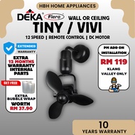 【BEST SELLER🔥】 FIERO TINY 16 VIVI 16 Wall Fan Remote Control / Kipas Dinding Remote / Quiet Operatio