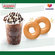 E-Voucher Krispy Kreme "Perfect Match"Dark Chocolate + Original Glazed 2 pcs. คูปอง คริสปี้ครีม เครื