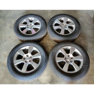 Toyota Sport Rim 17 Inch 5H Pcd 114.3 6.5JJ Offset +35 With Tyre Nankang 225/65/R17 2020Years