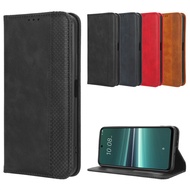Suitable for HTC U23 Pro 5G Phone Case Card HTC U23 Pro Phone Leather Case Magnetic Flip Retro