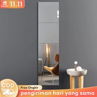 Mirror Sticker 40x40cm (4Pcs) Wallpaper Glass Bathroom Bedroom Mirror