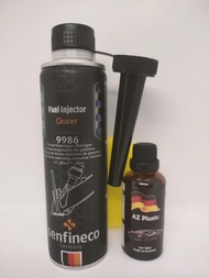 SENFINECO 9986 300ml SÚC KIM PHUN XE MÁY XĂNG VÀ CHAI LÀM MỚI NHỰA AZ-PLASTIC 50ml (Fuel Injector Cl