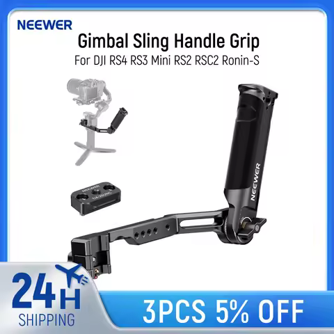 NEEWER RS4 RS3 Adjustable Gimbal Sling Handle Grip with NATO Rail For DJI RS4 RS4 Pro RS3 RS3 Pro RS