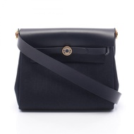 【二手】愛馬仕 HERMES 肩背包 Herbag Zip Mini 藍色靛藍 其他 Herbag Zip Mini 藍色靛藍