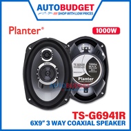 PLANTER TS-G6941R 3-Way Coaxial Speaker Universal Car Audio Speaker 1 Set 6x9 Inch Speaker Pembesar 