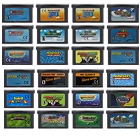 32 Bit Video Game Console Cartridge GBA Game Card Supe mario Advance Mario Bros Kart Land 4 Luigi Sa