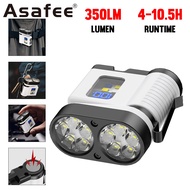 ASAFEE YSD-10 Mini Keychain Flashlight Rechargeable 18350 Battery Multi-Mode Portable LED Torch Outd