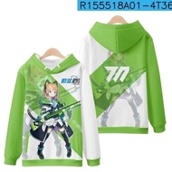 2025 เกมใหม่ Blue Archive เสื้อฮู้ดเล่นบทบาทแบบยูนิเซ็กซ์ พิมพ์ 3D สำหรับผู้ชายและผู้หญิง เสื้อยืดกา