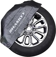 HASKYY XXL Tyre Bags Set of 4 110 x 110 cm up to 22 Inches Premium Tyre Protective Bag Set for Tyre 