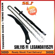 YAMAHA SRL115 FI LAGENDA115 FI  SRL115FI CHAIN TENSIONER GUIDE + TIMING CHAIN 90L 92L