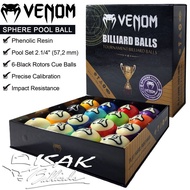 tY_b Venom Sphere Ball 2.1/4" - CB 2.1/4" | Bola Besar Billiard Pool Set