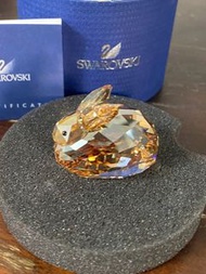 SWAROVSKI 施華洛世奇2011年 限量生肖水晶金兔🐰｜奧地利🇦🇹製含盒子保證書