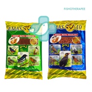 Emas 10 3 in 1 Bird Food 450g Makanan Dedak Burung Tiong Mynah Mas Thrush Murai Jambul.