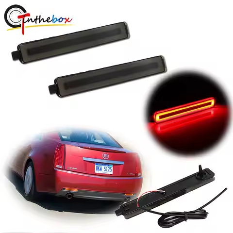 2pcs For Cadillac CTS CTS-V Chevy Equinox Trailblazer GMC Acadia Pontiac Sunfire Rear Bumper LED Ref