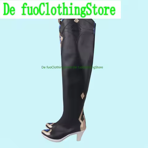 Genshin Impact Eula Cosplay Shoes Halloween Game Anime