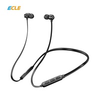 ecle bluetooth 5.1 wireless earphone /headset in ear hd stereo bass - hitam