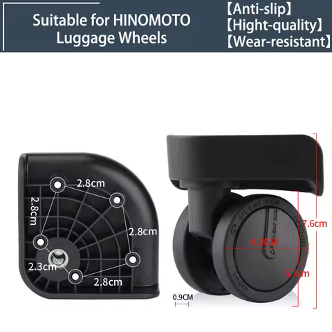 2/4 Wheels Universal Wheels for HINOMOTO BT2MJ02 Swivel Wheels Luggage Accessories Replacement Troll