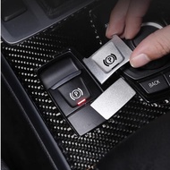 Alloy Car Central Electronic Handbrake P button Switch Cover Trim Stickers For BMW 1 Series X1 X2 F48 F39 F52 Car Accessories