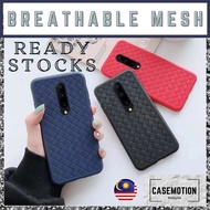 Oppo F1/F1s/F5/F7/F9/F9 Pro/F11 Pro Carbon Leather TPU Weaving Grid Cover Phone Case