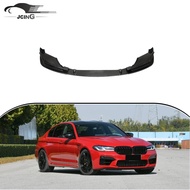 Carbon Fiber Front Bumper Splitter Lip Chin Spoiler for BMW M5 F90 LCI Sedan 2021 2022