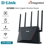D-Link DIR-X3000Z AX3000 WiFi 6 Mesh Gigabit Wireless Router