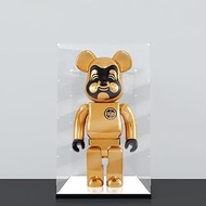 Suitable for Lego Display Boxes. Simple self-Assembly countertop Box, Suitable for Collectibles, Toys, Acrylic Transparent dust Box, (Mirror Style, Suitable for bearbrick1000%)