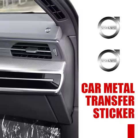2/5/10pcs Car Interior Nickel Metal Badges Sticker Auto Decoration for Volvo V50 S40 S80 XC60 S90 XC