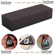 LETTER Ebony Lumber, 120*40*25mm Multi-application Ebony Wood, DIY Material Instruments Tools Blank 